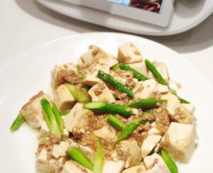 白油芦笋豆腐